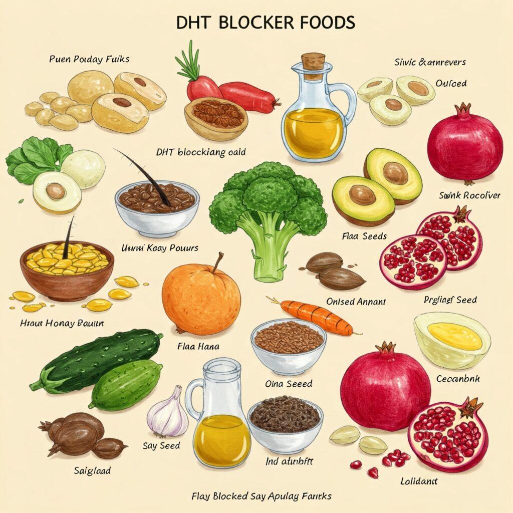 Discover the Best DHT Blocker Foods to Fight Hair Loss Naturally in 2025